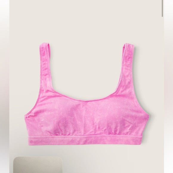 PINK Victoria's Secret Other - Victoria’s Secret Loungin' Cotton Scoop Bralette